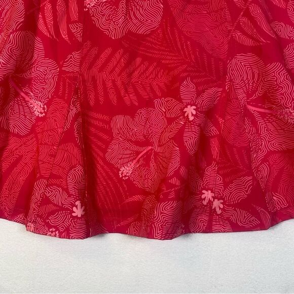Rip Skirt Hawaii Pink Floral Hibiscus Design Wrap Skirt Size Medium - Picture 8 of 11